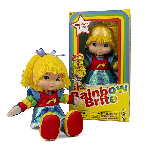 🌈 TLS TOY - Rainbow Brite - 40th Anniversary Threaded Hair Plush Doll - Picture 2 of 5
